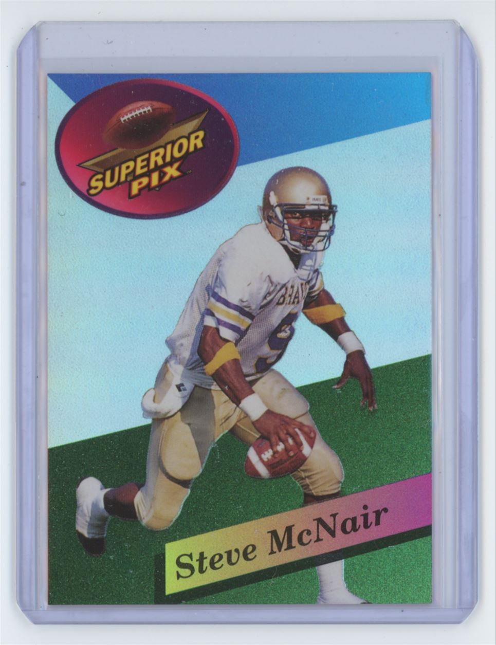 1995 Superior Pix Steve McNair Football Card #1