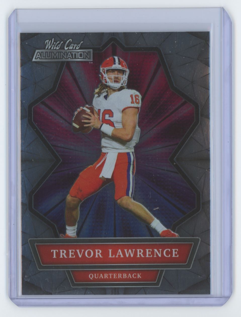 2021 Wild Card Trevor Lawrence Rookie Football Card #ABC-1