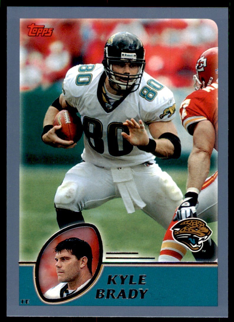 2003 TOPPS KYLE BRADY JACKSONVILLE JAGUARS #103