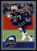 2003 TOPPS DAVID GIVENS NEW ENGLAND PATRIOTS #176
