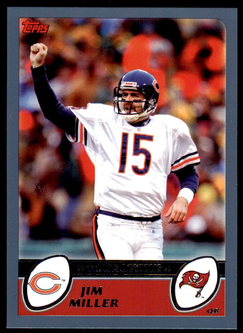 2003 TOPPS JIM MILLER TAMPA BAY BUCCANEERS #209