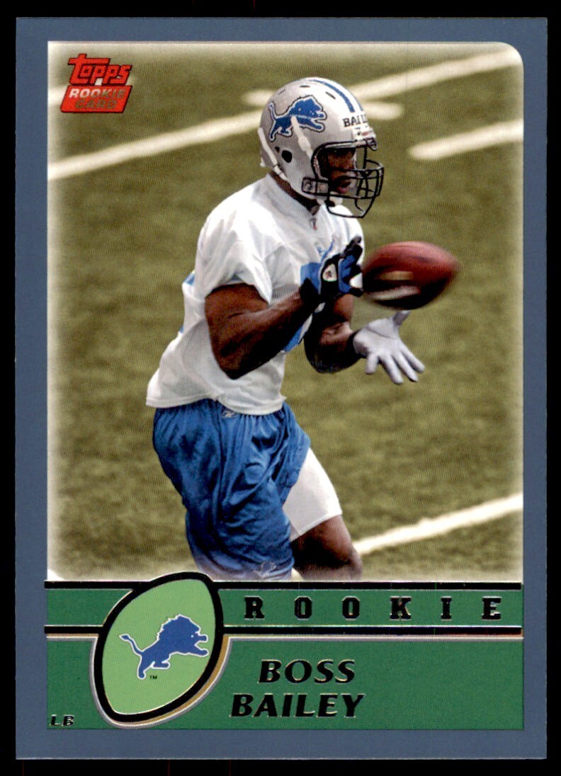 2003 Topps Boss Bailey Rookie Detroit Lions #335