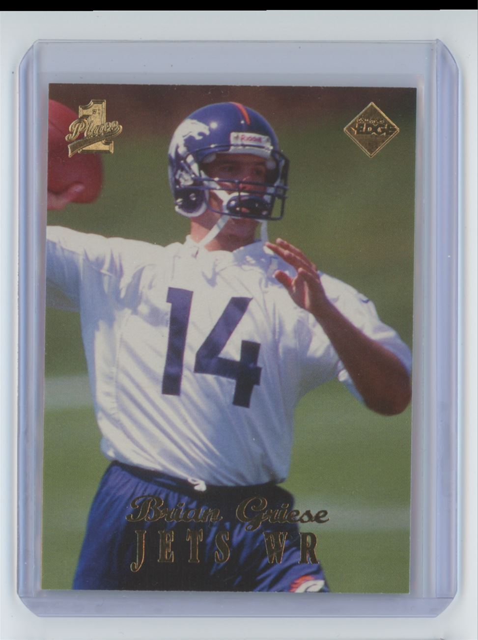1998 Collector's Edge Brian Griese Rookie Football Card #95