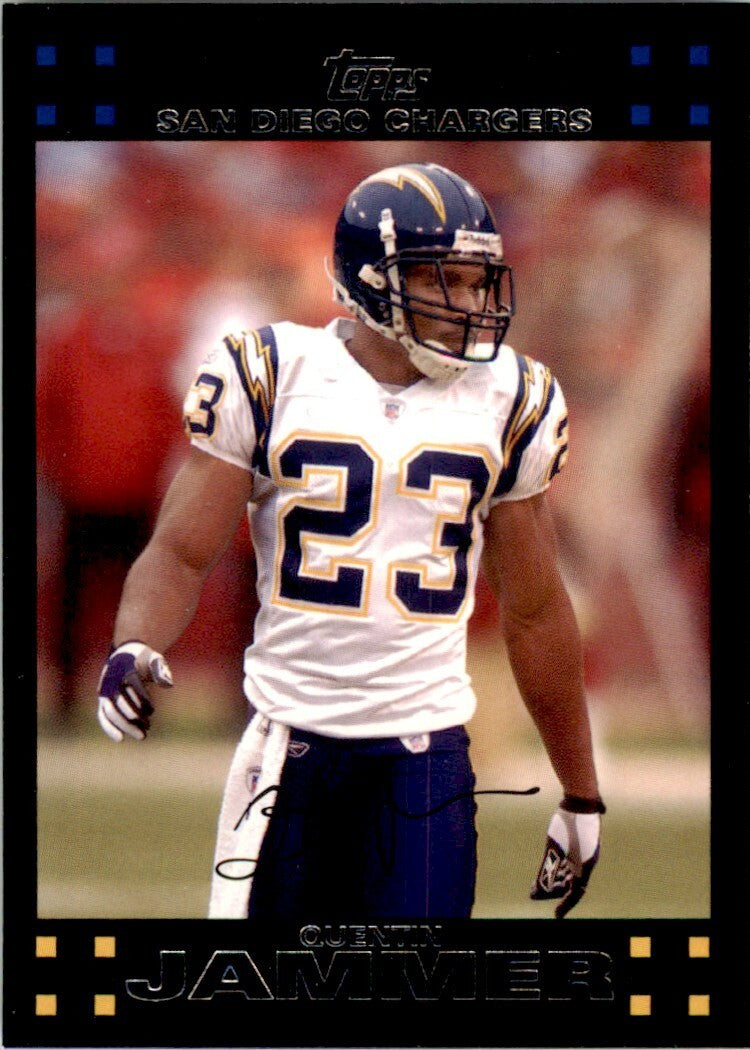 2007 TOPPS QUENTIN JAMMER SAN DIEGO CHARGERS #244