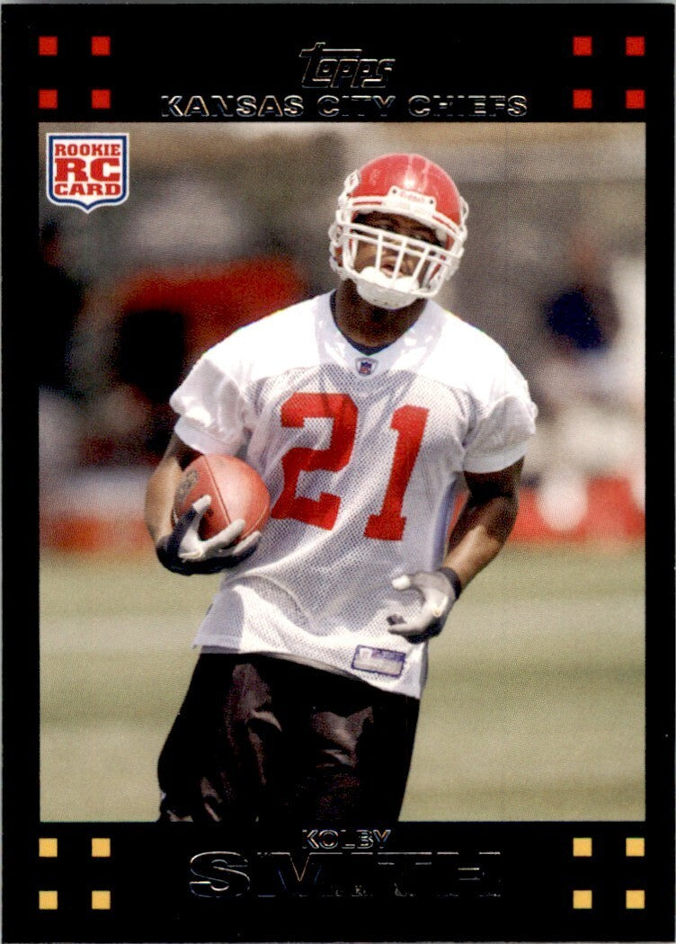 2007 TOPPS KOLBY SMITH ROOKIE KANSAS CITY CHIEFS #317