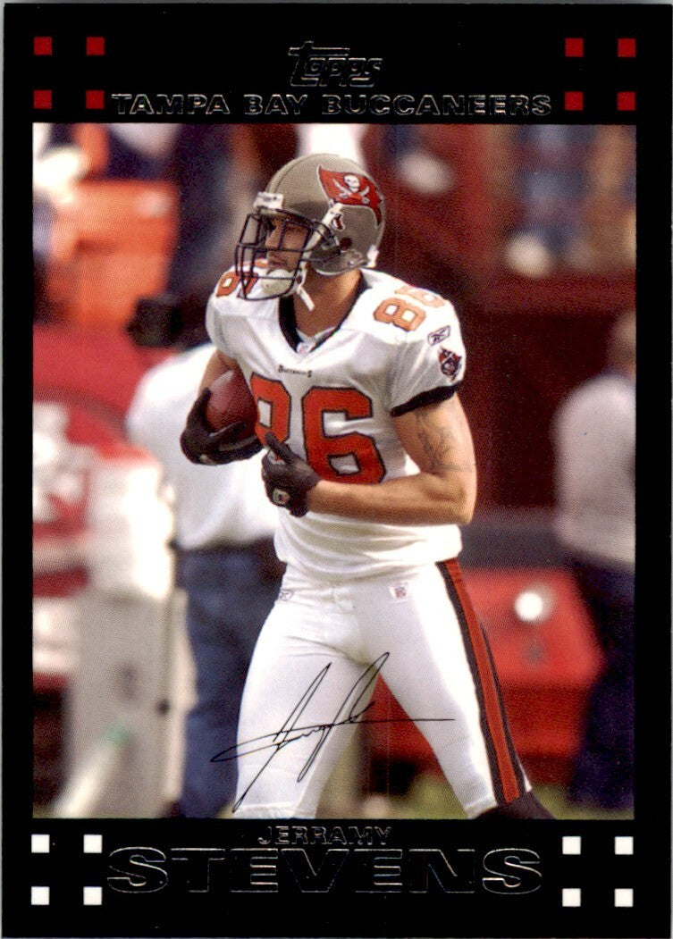 2007 TOPPS JERRAMY STEVENS TAMPA BAY BUCCANEERS #214