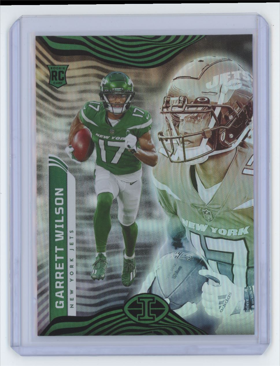 2022 Panini Illusions Garrett Wilson Rookie Football Card #77