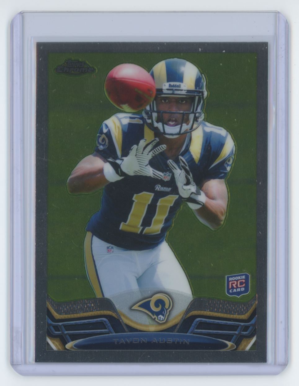 2013 Topps Chrome Tavon Austin Rookie Football Card #117