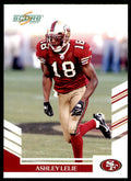 2007 SCORE ASHLEY LELIE SAN FRANCISCO 49ERS #123