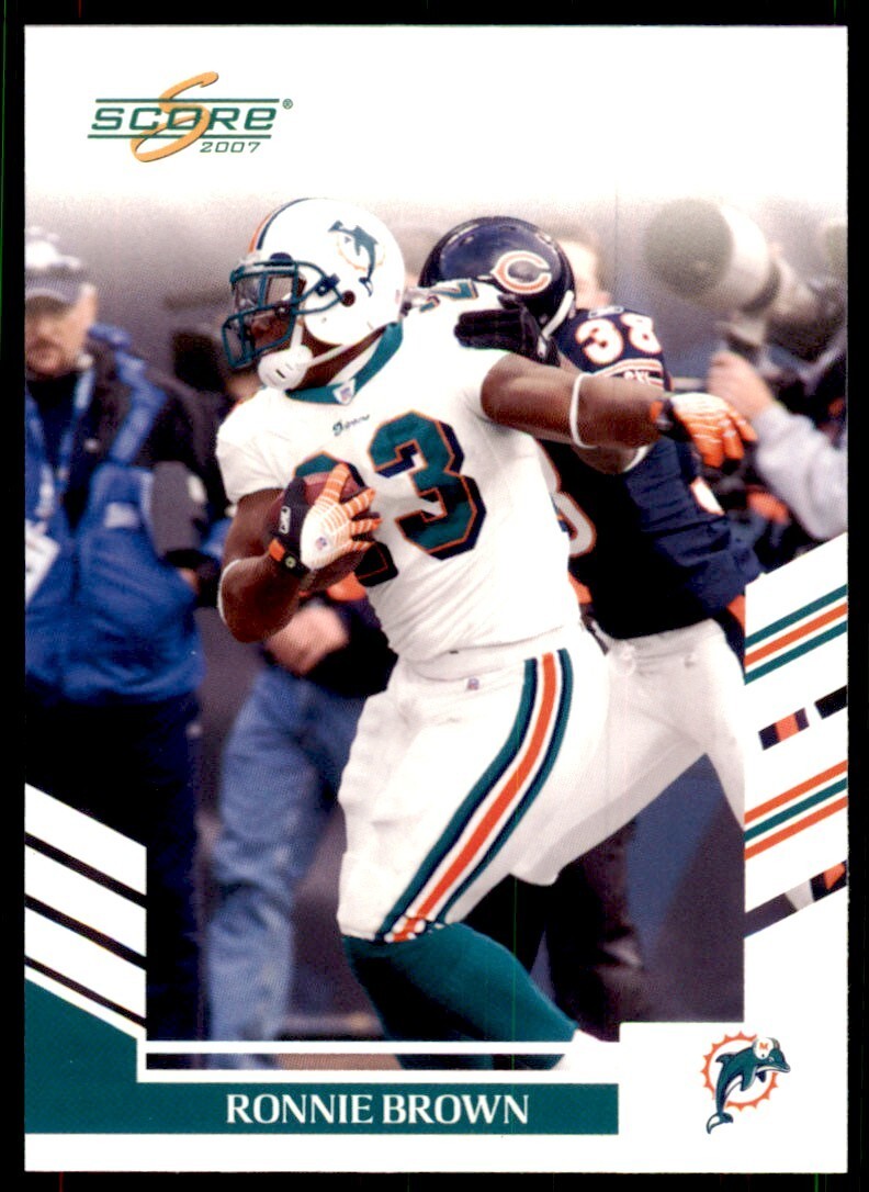 2007 SCORE RONNIE BROWN MIAMI DOLPHINS #146