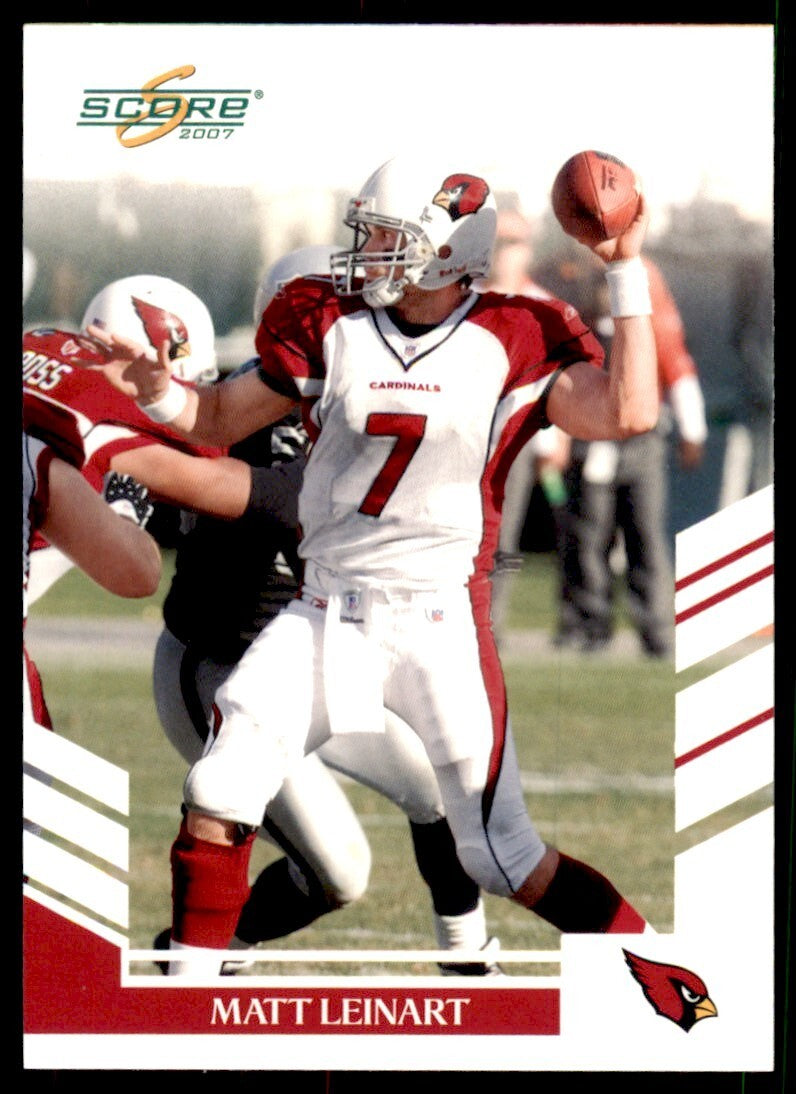 2007 SCORE MATT LEINART ARIZONA CARDINALS #104