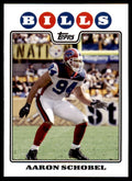 2008 TOPPS AARON SCHOBEL BUFFALO BILLS #215