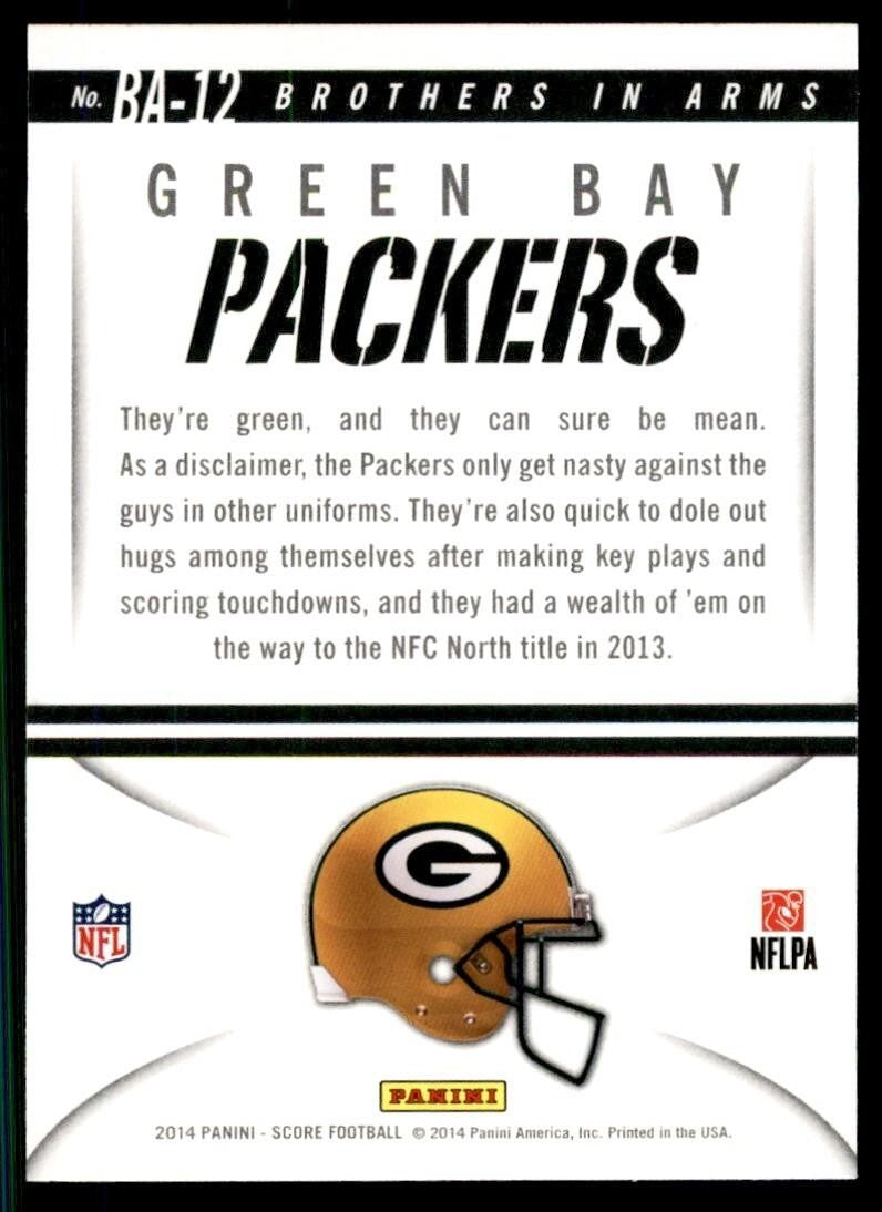 2014 Score Green Bay Packers Football Cards #BA-12