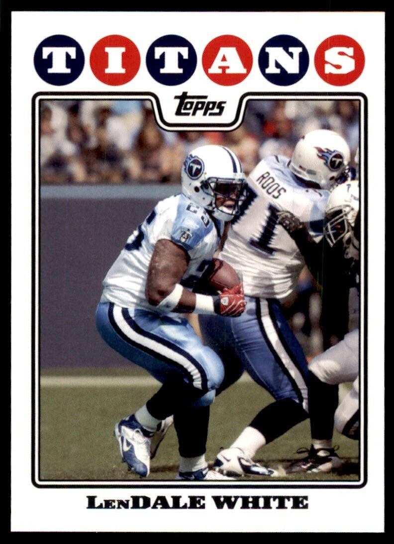 2008 TOPPS LENDALE WHITE TENNESSEE TITANS #73