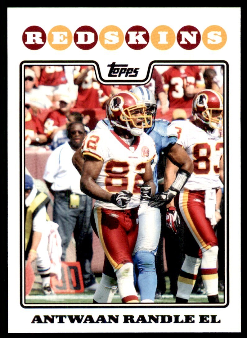 2008 TOPPS ANTWAAN RANDLE EL WASHINGTON REDSKINS #155