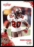 2010 SCORE RONDE BARBER TAMPA BAY BUCCANEERS #280