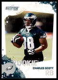 2010 SCORE CHARLES SCOTT ROOKIE PHILADELPHIA EAGLES #319
