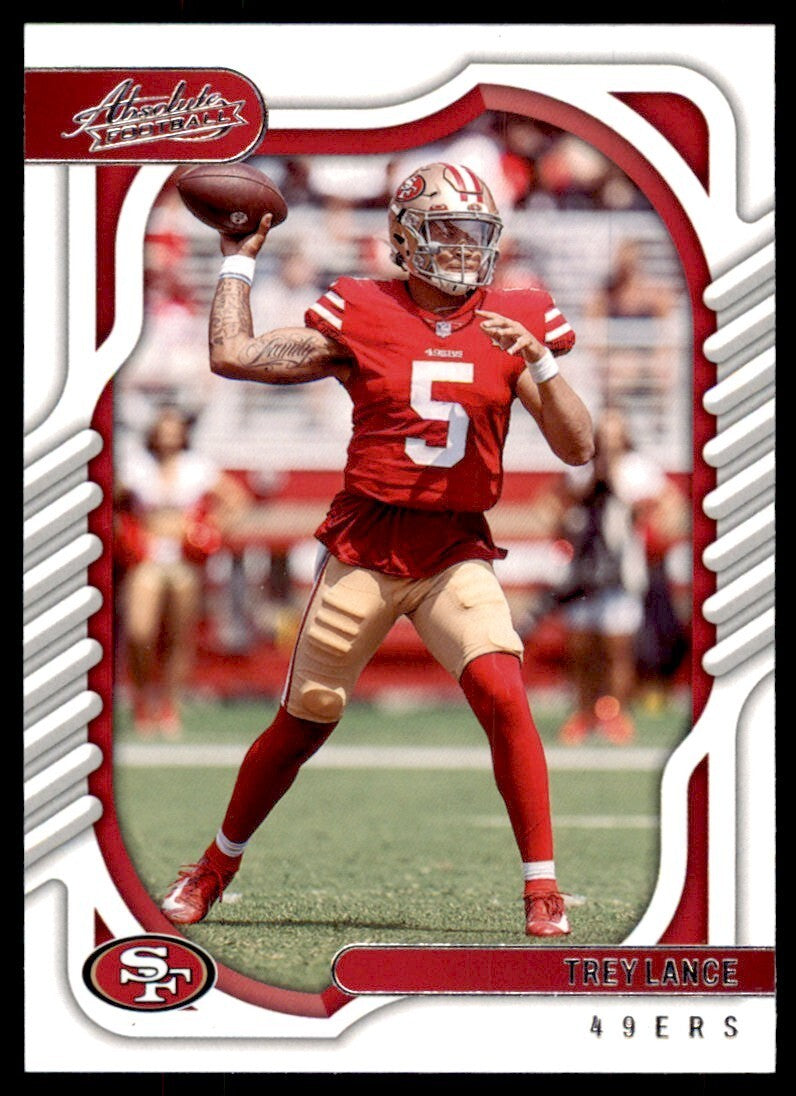 2022 PANINI ABSOLUTE. TREY LANCE* SAN FRANCISCO 49ERS #59