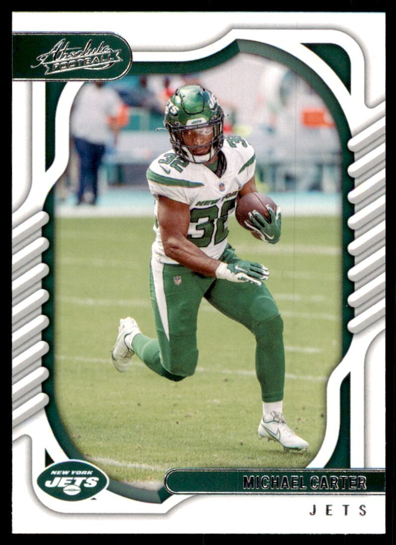 2022 PANINI ABSOLUTE MICHAEL CARTER NEW YORK JETS #100