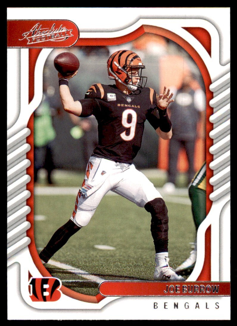 2022 PANINI ABSOLUTE: JOE BURROW CINCINNATI BENGALS #44.