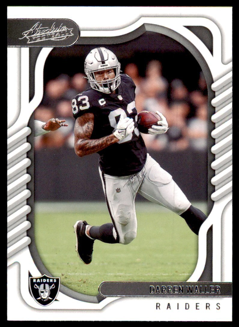 2022 PANINI ABSOLUTE: DARREN WALLER LAS VEGAS RAIDERS #62.