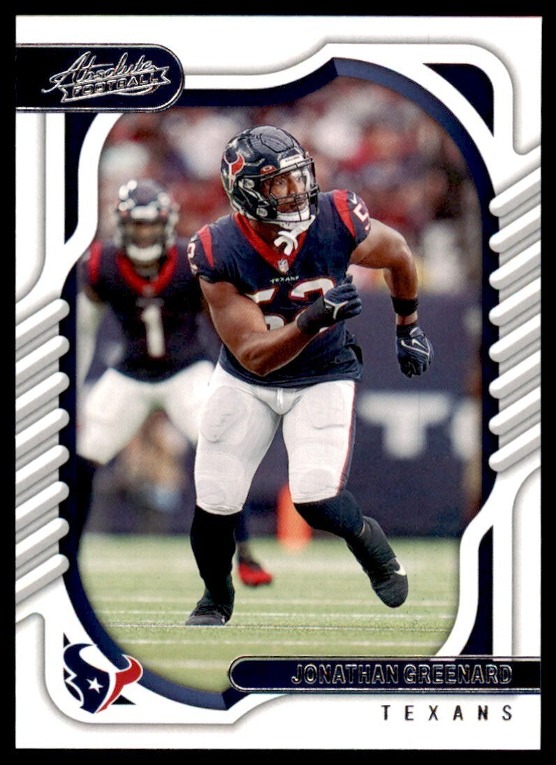 2022 PANINI ABSOLUTE: JONATHAN GREENARD HOUSTON TEXANS. #6