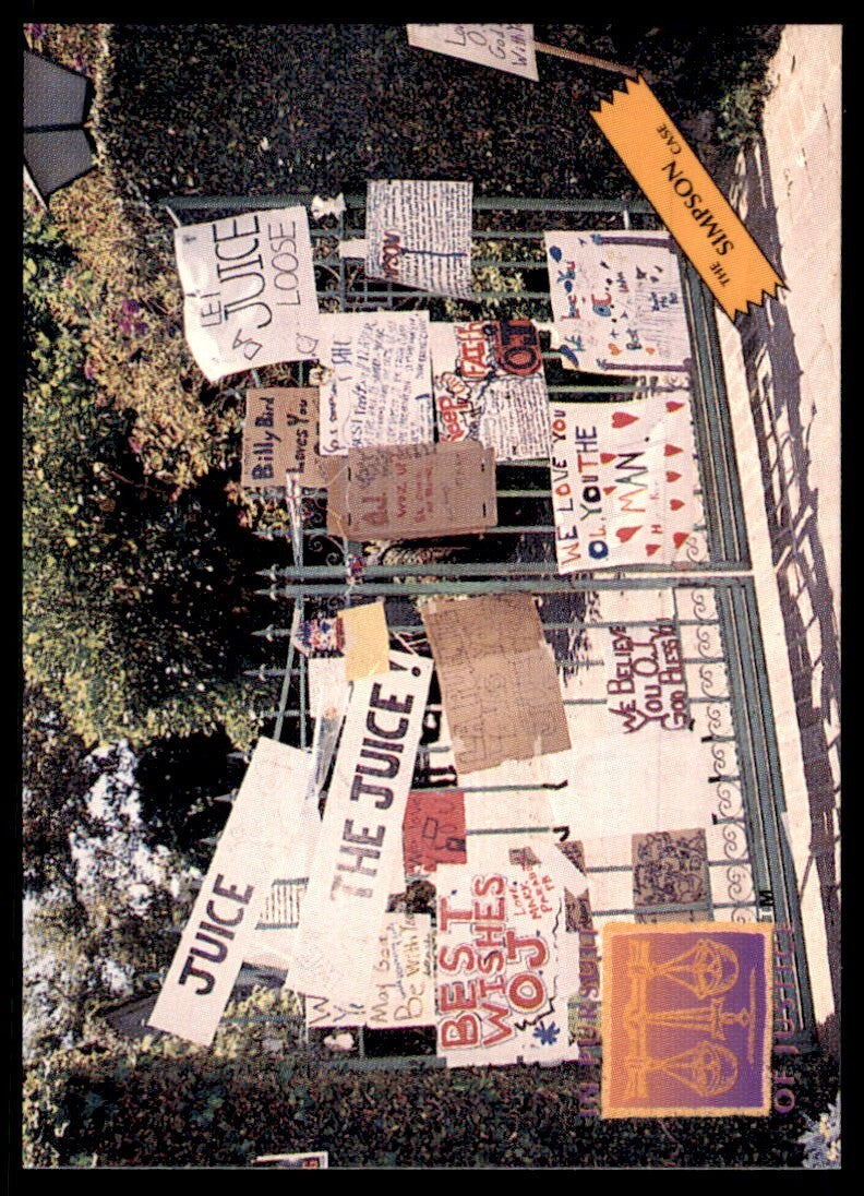 1994 INTERLINK GATE SIGNS "IN PURSUIT OF JUSTICE" #2