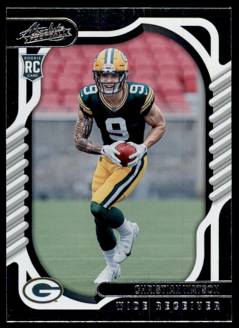 2022 PANINI ABSOLUTE CHRISTIAN WATSON. ROOKIE GREEN BAY PACKERS #119.