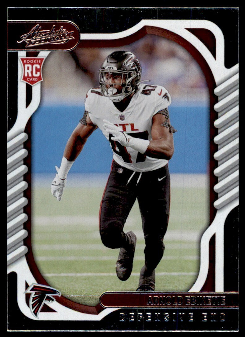 2022 PANINI ABSOLUTE ARNOLD EBIKETIE ROOKIE ATLANTA FALCONS #145.