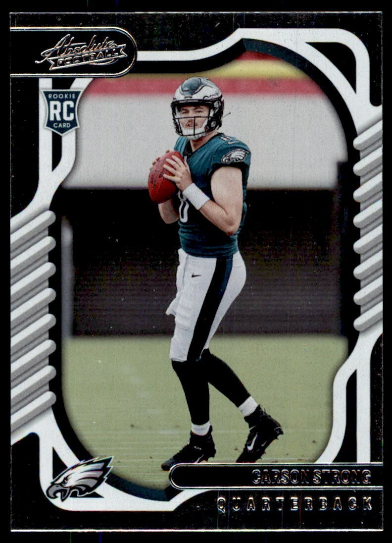 2022 PANINI ABSOLUTE. CARSON STRONG ROOKIE PHILADELPHIA EAGLES #111