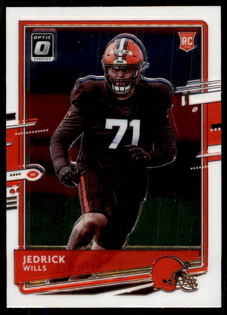 2020 DONRUSS OPTIC JEDRICK WILLS CLEVELAND BROWNS #119