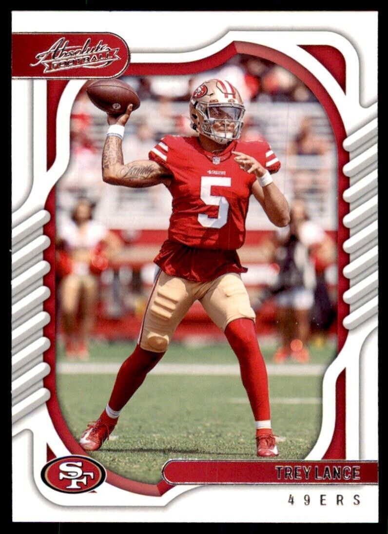 2022 PANINI ABSOLUTE* TREY LANCE SAN FRANCISCO 49ERS #59