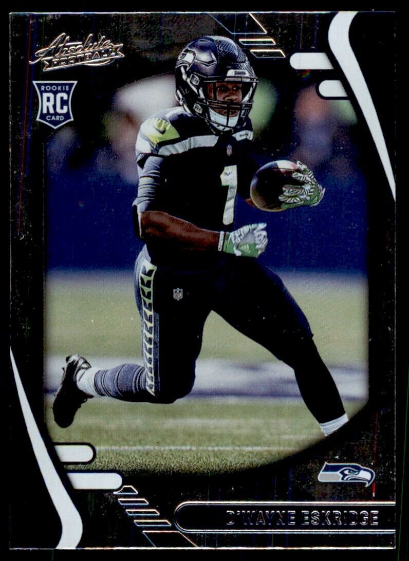 2021 PANINI ABSOLUTE D'WAYNE ESKRIDGE ROOKIE SEATTLE SEAHAWKS #118