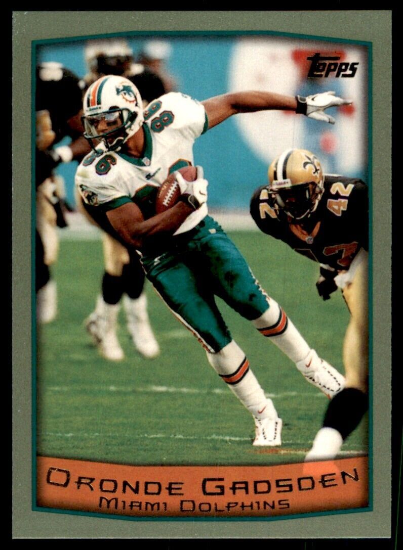 1999 TOPPS ORONDE GADSDEN MIAMI DOLPHINS #141