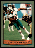 1999 TOPPS ORONDE GADSDEN MIAMI DOLPHINS #141