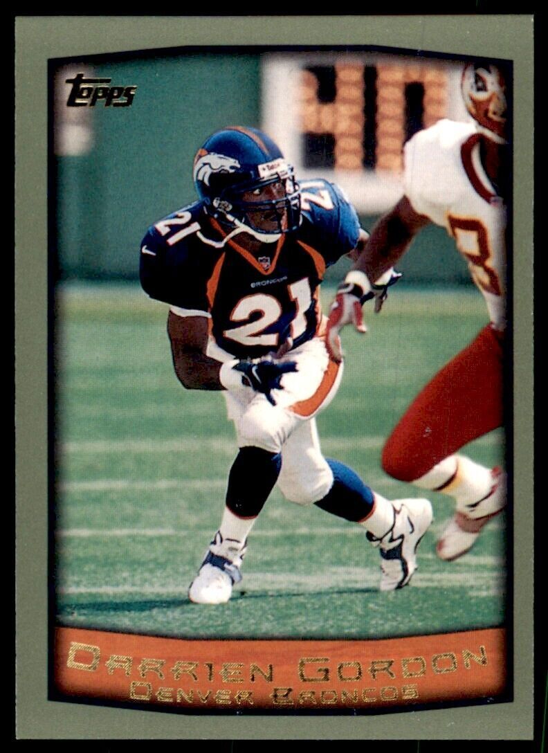 1999 TOPPS DARRIEN GORDON DENVER BRONCOS #264