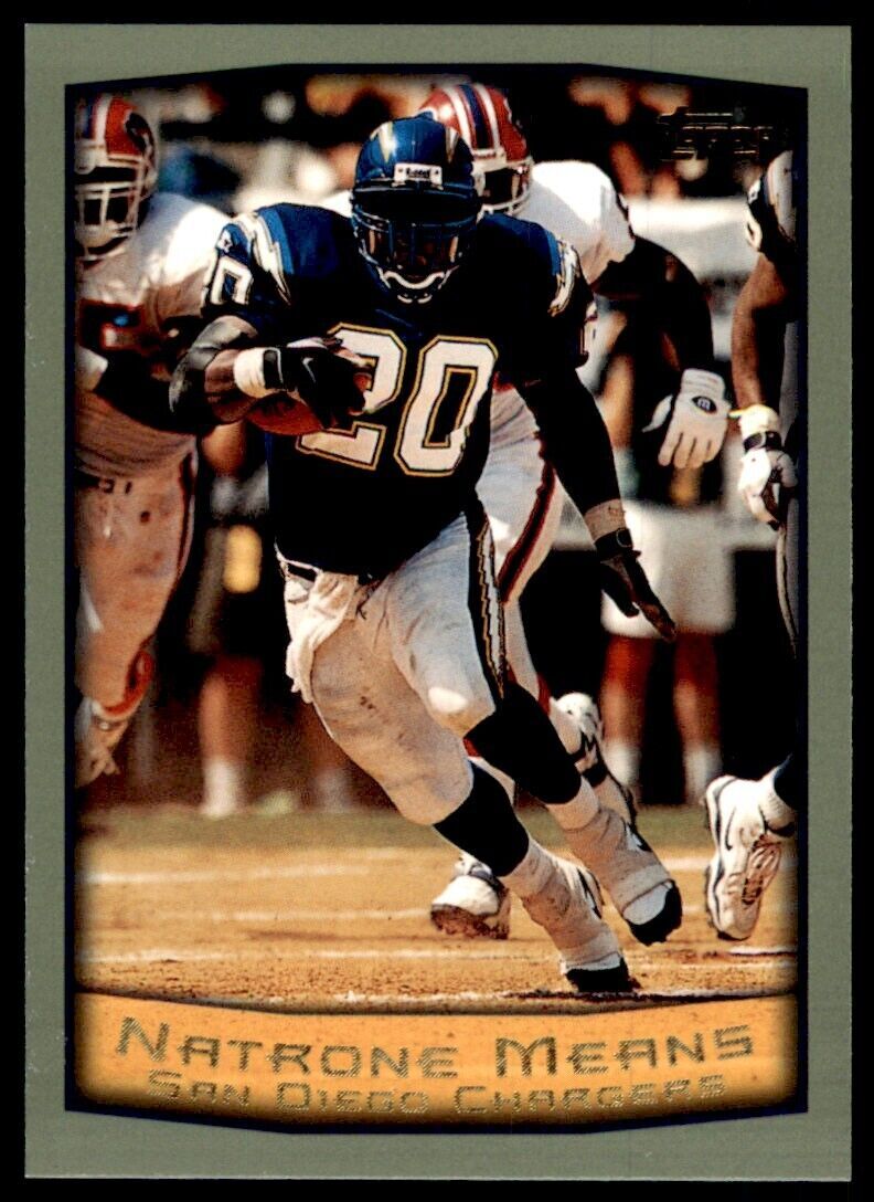 1999 TOPPS NATRONE MEANS SAN DIEGO CHARGERS #65