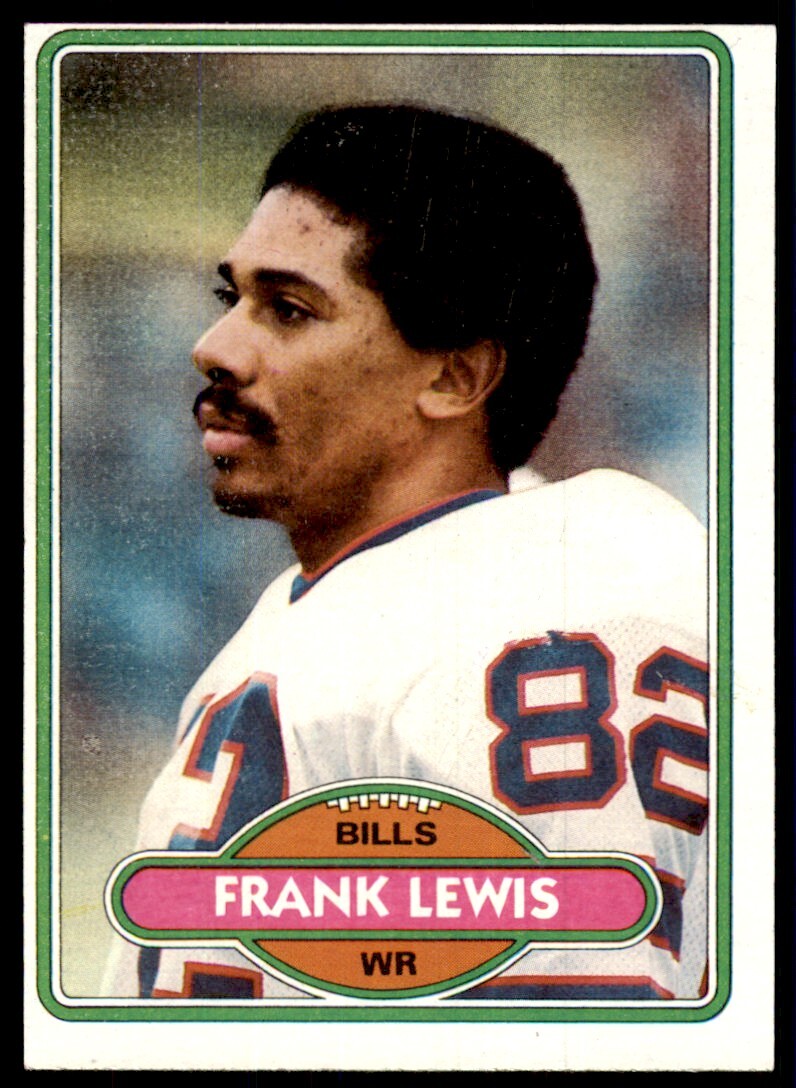 1980 Topps Frank Lewis Football Card Buffalo Bills #293