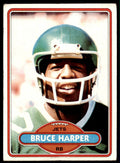 1980 Topps Bruce Harper Football Card New York Jets #384