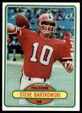 1980 Topps Steve Bartkowski Football Card Atlanta Falcons #289