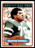 1980 Topps Marvin Powell Football Card New York Jets #285