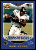 2000 TOPPS COLLECTION JAMES STEWART DETROIT LIONS #11
