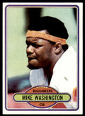 1980 Topps Mike Washington Football Card Tampa Bay Buccaneers #46
