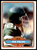1980 Topps Joe Fields Football Card New York Jets #47