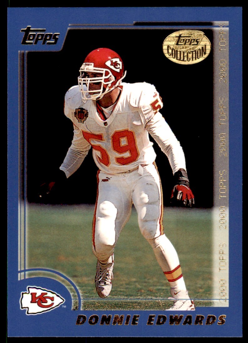 2000 TOPPS COLLECTION DONNIE EDWARDS KANSAS CITY CHIEFS #256