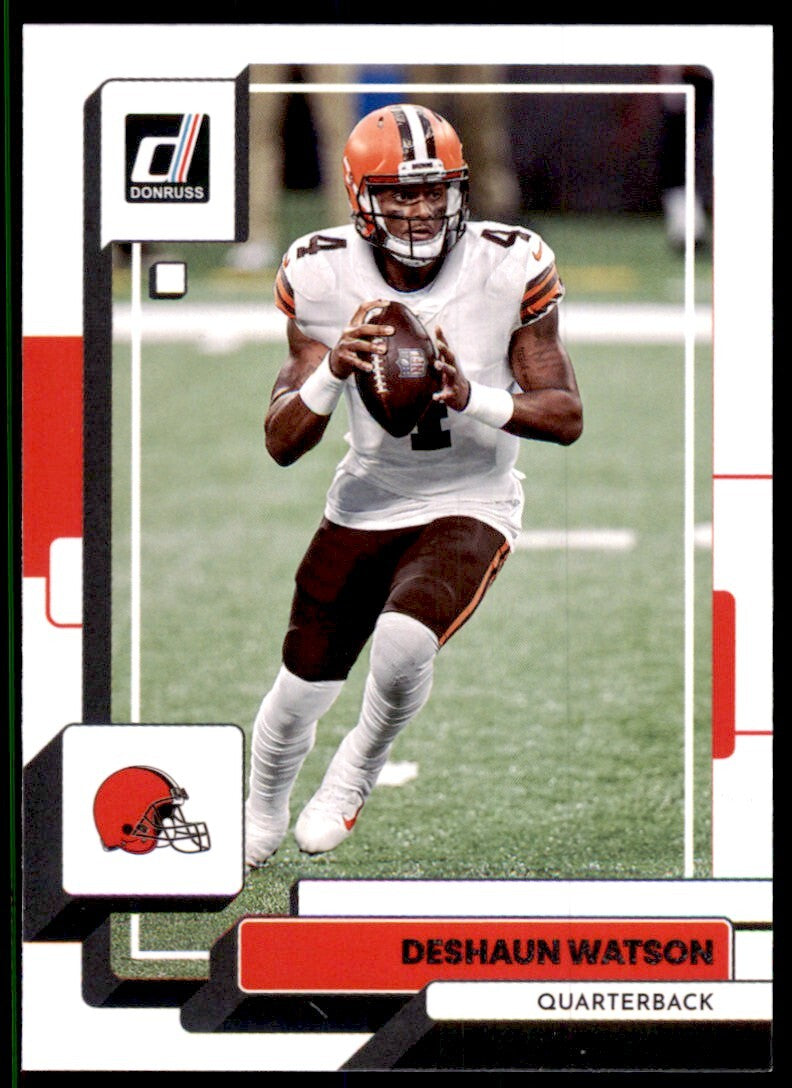 2022 Donruss Football Card Deshaun Watson Cleveland Browns #180