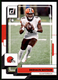 2022 Donruss Football Card Deshaun Watson Cleveland Browns #180