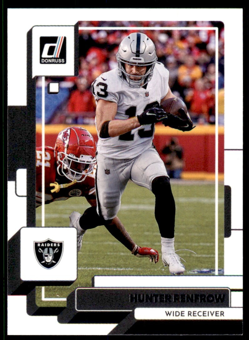2022 Donruss Football Card Hunter Renfrow Las Vegas Raiders #282