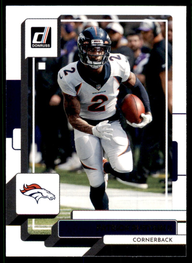 2022 Donruss Football Card Patrick Surtain II Denver Broncos #270
