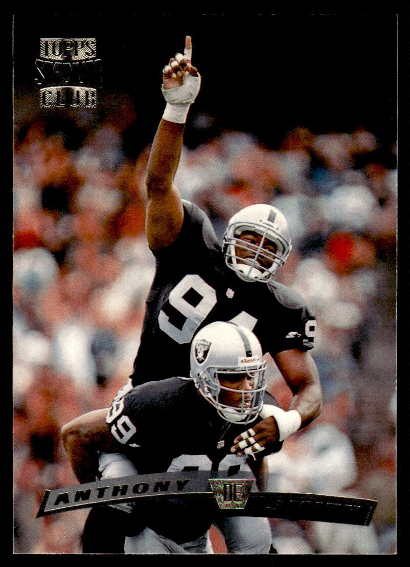 1996 Stadium Club Football Card Anthony Smith Oakland Raiders #97